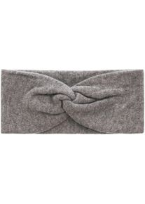 Zwillingsherz Damen Stirnband, grau, casual,modisch,feminin, unifarben, Strick, Kaschmir, Mützen, Knoten vorn, Cashmere, Feinstrick