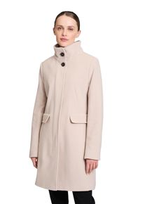 Gil Bret Damen Wolljacke, beige, casual, Gr. 48, unifarben, Web, Obermaterial: 75% Wolle, 20% Polyamid, 5% Kaschmir, Jacken, Mantel mit Stehkragen
