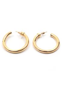 Firetti Damen Paar Creolen "Ohrschmuck basic", Metall, gold, Metall, Ohrringe