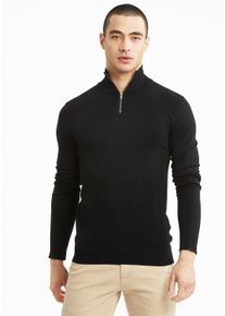 LINDBERGH Herren Troyer "LINDBERGH Troyer", schwarz, Gr. XXL, Oberstoff: 80% Viskose, 20% Nylon, Pullover