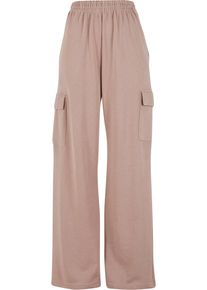 Urban Classics Damen Jogginghose "Urban Classics Damen Ladies Baggy Light Terry Sweat Pants", rosa, Gr. XL, unifarben, 70% Baumwolle, 30% Polyester,