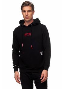Rusty Neal Herren Kapuzensweatshirt, schwarz, casual, Gr. XXL, bedruckt, 70% Baumwolle, 30% Polyester, Sweatshirts, mit lässiger Kängurutasche