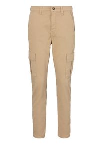 MAC Damen Cargohose "RICH", beige, modisch, Gr. 34, Obermaterial: 97% Baumwolle, 3% Elasthan, Hosen