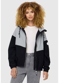 Marikoo Damen Outdoorjacke "Liubkaa", schwarz, Gr. L, Obermaterial: 100% Polyester; Innenmaterial: 65% Polyester, 35% Baumwolle; Futter: 100%