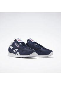 Reebok CLASSIC Sneaker "CL NYLON", Gr. 44,5, blau, Leder, Textil, sportlich, Schuhe