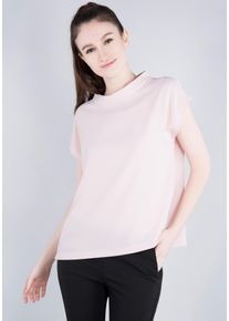 Imperial Damen Blusentop, rosa, casual, Gr. XS, unifarben, Jersey, Obermaterial: 97% Polyester, 3% Elasthan, Blusen, aus leicht, fließender Qualität