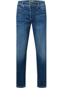 MAC Herren Straight-Jeans "Arne", blau, casual, Gr. 38, Denim/Jeans, Obermaterial: 95% Baumwolle, 3% Elastomultiester, 2% Elasthan, Jeans, in