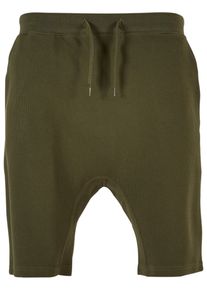 DEF Herren Stoffhose "DEF Herren DEF Hoku Shorts Black", grün, Gr. S, unifarben, 50% Baumwolle, 50% Polyester, Hosen