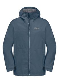 Jack Wolfskin Herren Funktionsjacke "HIGHEST PEAK 3L JKT M", blau, Gr. M, Hauptmaterial: 100% Polyester (recycled); Futter: 100% Polyester