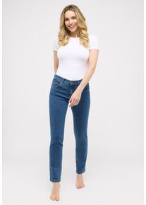 Angels Damen Straight-Jeans "CICI", blau, casual, Gr. 36, Denim/Jeans, Obermaterial: 92% Baumwolle, 6% Polyester, 2% Elasthan, Jeans