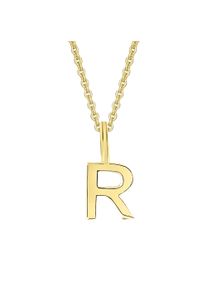 ONE ELEMENT Damen Ketten-Anhänger "Buchstabe R Buchstaben Anhänger aus 333 Gelbgold", R, Gelbgold 333, gold, Gelbgold 333, Schmuckanhänger, Damen