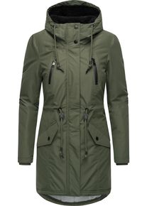 Ragwear Damen Wintermantel "Elsien", grün, modisch, Gr. XL, Obermaterial: 100% Polyester, Innenfutter: 100% Polyester, Wattierung: 100% Polyester,