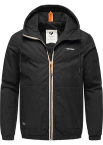 Ragwear Herren Outdoorjacke "Windeyer", schwarz, casual, Gr. S, Obermaterial: 65% Polyester, 35% Baumwolle, Innenfutter: 100% Polyester, Wattierung: