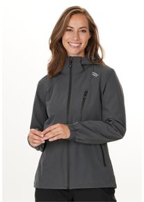 WEATHER REPORT Damen Outdoorjacke "CAMELIA W-PRO15000", grau, casual, Gr. 46, mehrfarbig, bedruckt, 94% Polyester, 6% Elasthan, Jacken, mit