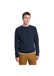 Timberland Herren Strickpullover "RagLan SLeeve Crew Neck Sweater", blau, casual, Gr. XXL, Strick, Obermaterial: 80% Wolle, 20% Nylon, Pullover