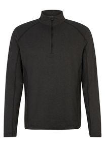 Ziener Herren Sweater "JELANO", schwarz, Gr. 48, Obermaterial: 88% Polyester recycled, 12% Elasthan, Sweatshirts