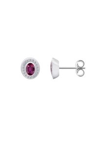 Vivance Damen Paar Ohrhänger, Damen, 0.09 ct mit Diamant, Weißgold 585-Diamanten, silber, Weißgold 585, Diamanten, Ohrringe, Damen Gold Schmuck