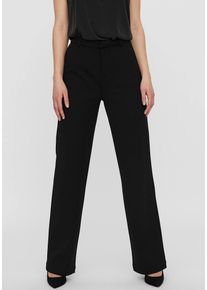 Véro Moda VERO MODA Damen Anzughose "VMZAMIRA MR SLIM STRAIGHT PANT", schwarz, elegant, Gr. XXL, unifarben, Web, Obermaterial: 95% Polyester, 5% Elasthan, Hosen