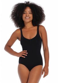 Damen Shaping-Body "Slim Body", MAGIC BODYFASHION, Gr. XL, schwarz, Obermaterial: 89% Polyamid, 11% Elasthan, unifarben, feminin, Bodies, glatte,