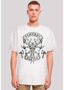 F4NT4STIC Herren T-Shirt "Stranger Things Demobat Slayer", weiß, casual, Gr. L, Obermaterial: 100% Baumwolle, Shirts, Premium Qualität