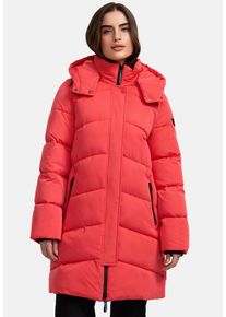 Manisa Damen Steppmantel, rot, casual, Gr. 38, unifarben, Obermaterial: 100% Polyester. Futter: 100% Polyester. Wattierung: 100% Polyester, Mäntel,