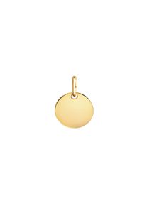 Vivance Damen Ketten-Anhänger "585/- Gelbgold Anhänger Gravurplatte", ONE-SIZE, Gold, 1,5 g, gelb, Gold, Schmuckanhänger