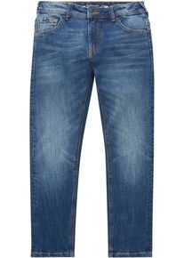 Tom Tailor Jungen 5-Pocket-Jeans "JOHN", blau, casual, Gr. 158, unifarben, Denim/Jeans, Obermaterial: 99% Baumwolle, 1% Elasthan, Jeans, mit starker