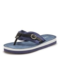 Venice Beach Damen Badezehentrenner, Gr. 36, blau, Obermaterial: 70% Textilmaterial, 30% Lederimitat. Futter: 100% Synthetik. Decksohle: 100%