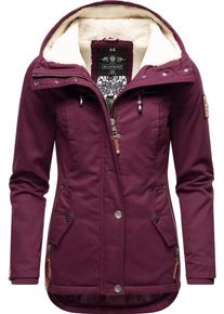 Marikoo Damen Winterjacke "Bikoo", rot, modisch, Gr. S, Oberstoff: 100% Baumwolle, Futter: 100% Polyester, Wattierung: 100% Polyester, Ärmelfutter:
