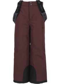 ZIGZAG Kinder Skihose "Provo", braun, sportlich, Gr. 104, unifarben, 100% Polyester, Hosen, mit 10.000 mm Wassersäule