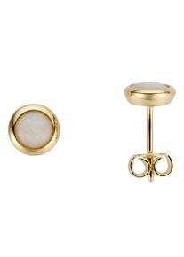 Firetti Damen Paar Ohrstecker "Schmuck Geschenk Gold 333 Ohrschmuck Farbstein Edelstein Opal", Gelbgold 333, gold, Gelbgold 333, Ohrringe, mit Opal