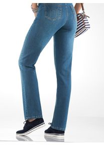 Classic Basics Damen Bequeme Jeans, blau, Gr. 42, unifarben, 81% Baumwolle, 17% Polyester, 2% Elasthan, Jeans