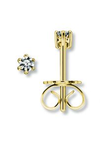 Vivance Damen Paar Ohrhänger "0.1 ct Diamant Brillant Ohrringe Ohrstecker aus 585 Gelbgold", Damen, 0.1 ct, Diamanten, gold, Diamanten, Ohrringe,