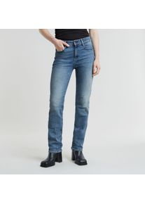 G-Star Raw G-STAR Damen Straight-Jeans "Strace Straight Wmn", blau, casual, Gr. 31, Denim/Jeans, Obermaterial: 92% Baumwolle, 6% Elastomultiester, 2% Elasthan,