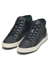 Geox Damen Sneaker "D BLOMIEE G", Gr. 37, schwarz, Lederimitat, Leder, sportlich, Schuhe, High Top Sneaker, Schnürboots, Winterboots mit wärmendem