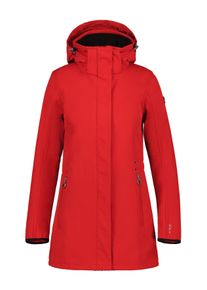 Luhta Damen Softshelljacke "D SOFTSHELLJACKE ILONIEMI", rot, sportlich, Gr. 40, Obermaterial: 100% Polyester, Jacken