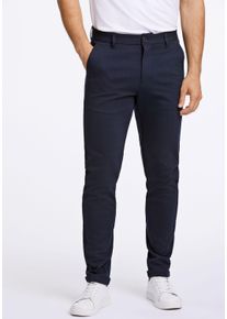 LINDBERGH Herren Stoffhose "LINDBERGH Stoffhose", blau, Gr. XS, Oberstoff: 75% Polyester, 22% Viskose, 3% Elasthan, Hosen