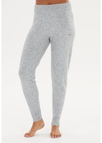 ENDURANCE ATHLECIA ATHLECIA Damen Sweathose "Daviana", grau, casual, Gr. 34, unifarben, 97% Polyester, 3% Elasthan, Hosen, in tollem Strick-Design