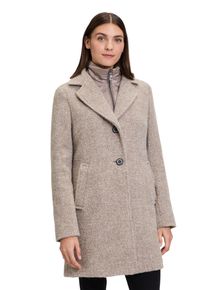 Gil Bret Damen Wintermantel, beige, casual, Gr. 44, unifarben, meliert, Web, Obermaterial: 32% Baumwolle, 27% Polyester, 18% Wolle, 18% Polyacryl, 5%
