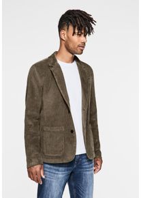 Street One MEN Herren Cordjacke, braun, casual, Gr. XL, unifarben, Web, 100% Baumwolle, Jacken, mit Reverskragen