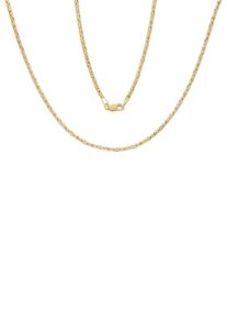 Firetti Damen Königskette "Schmuck Geschenk Gold 585 Halsschmuck Halskette Goldkette Königskette", 50, Gelbgold 585, B: 2mm, gold, Gelbgold 585,