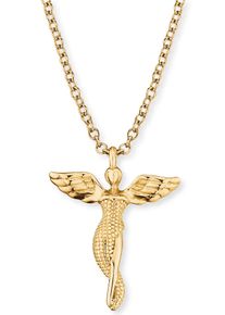 Engelsrufer Damen Kette mit Anhänger "Engel, ERN-LILANGELE, RN-LILANGEL-G, ERN-LILANGEL-R", Silber 925 (Sterlingsilber), L: 44cm, gold, Silber 925