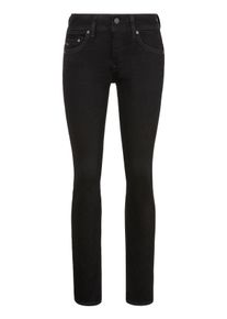 G-Star Raw G-STAR Damen 5-Pocket-Jeans "Midge Straight", schwarz, casual, Gr. 31, Denim/Jeans, Obermaterial: 92% Baumwolle, 7% Elastomultiester, 1% Elasthan,