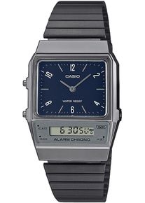 CASIO VINTAGE Damen Chronograph, schwarz, Armbanduhren, Quarzuhr, Armbanduhr, Damenuhr, Herrenuhr, Edelstahlarmband, analog