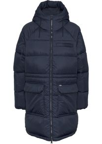 Tommy Jeans Damen Steppjacke "TJW MIDI ASPEN PUFFER", blau, casual, Gr. L, unifarben, Web, Obermaterial: 100% Polyamid. Futter: 100% Polyester.