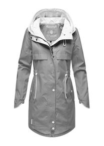 Navahoo Damen Kurzmantel "Xankaa", grau, modisch, Gr. S, Obermaterial: 100% Polyester, Futter: 100% Polyester, Mäntel, Modischer Damen Übergangsparka