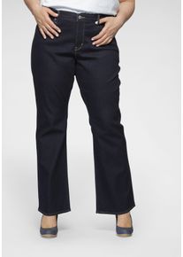 LEVI'S® PLUS LEVI'S PLUS Damen Bootcut-Jeans "315", blau, casual, Gr. 22, Denim/Jeans, Obermaterial: 80% Baumwolle, 19% Polyester, 1% Elasthan, Jeans, Shaping