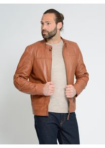 Maze Herren Lederjacke "71Jack", braun, Gr. S, Obermaterial: 100% Lammleder / Futter: 100% Baumwolle / Ärmelfutter: 100% Polyester, Jacken