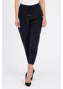 Recover Pants Damen Stoffhose "Bundfaltenhose", blau, Gr. 52, unifarben, 48% Polyamid;40% Viskose;12% Elasthan, Hosen, mit Unimuster