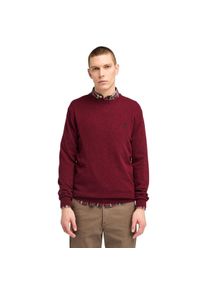 Timberland Herren Strickpullover, rot, casual, Gr. L, unifarben, Strick, Obermaterial: 70% Wolle, 30% Nylon, Pullover
